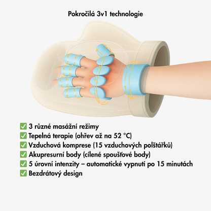 TheraCare – Bezdrátový ruční masážní přístroj 3 v 1
